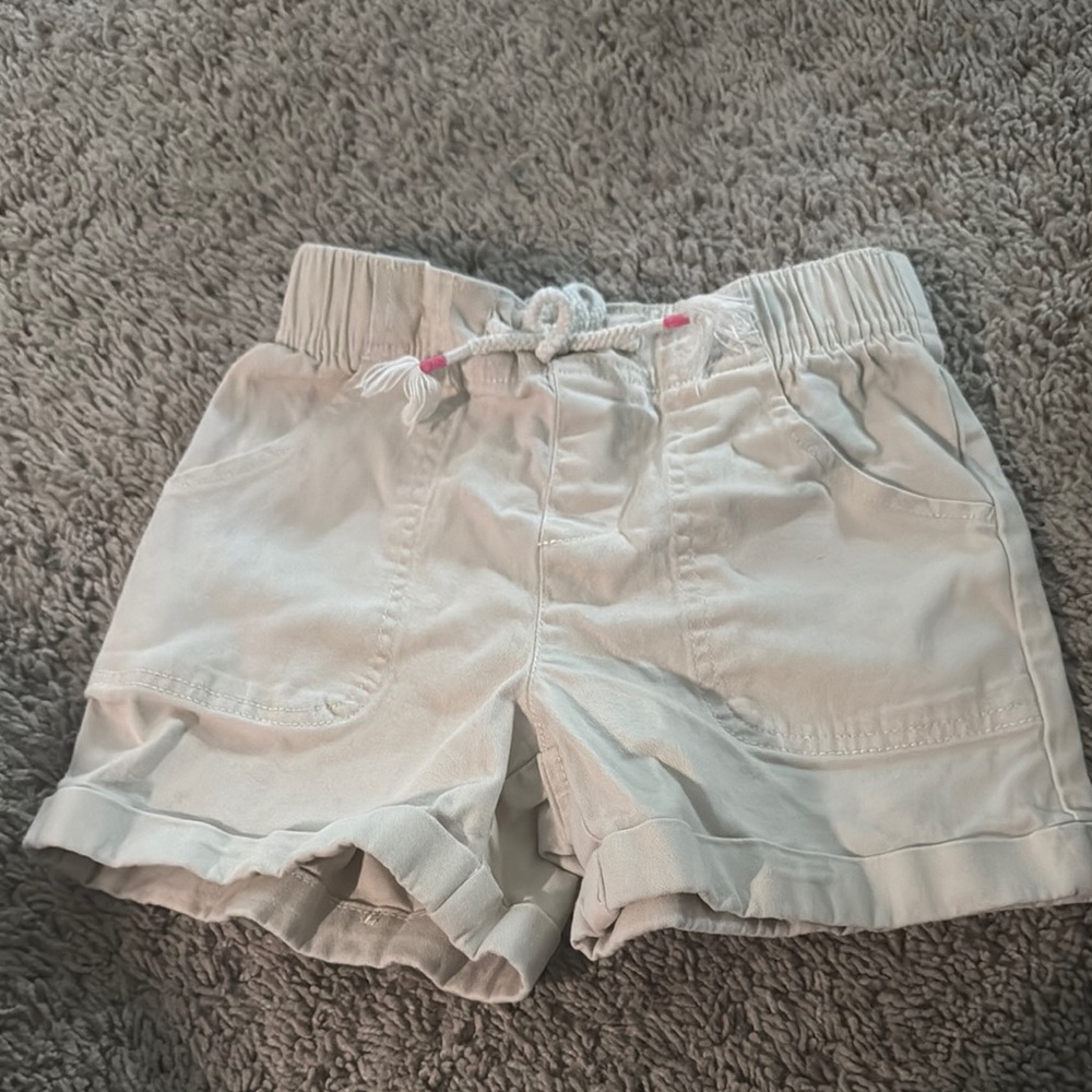 Wonder Nation Beige Elastic Shorts